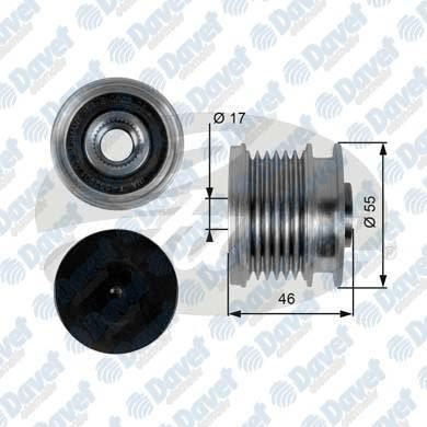 GATES OAP7092 Alternator Kasnagi Sprinter 06-> W204 C180-200-220 2.2crdi 07->